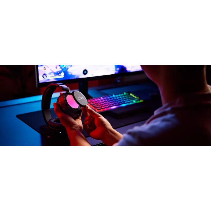 Bezdrôtový herný headset HyperX Cloud Flight 2 — okolo uší, čierny