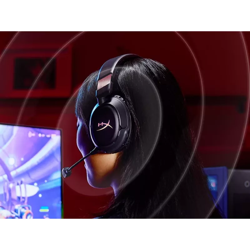 Bezdrôtový herný headset HyperX Cloud Flight 2 — okolo uší, čierny