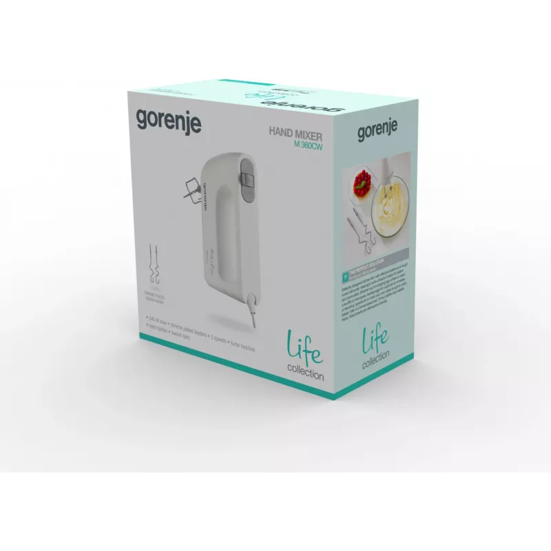 Gorenje 733349 ručný mixér 345 W biely