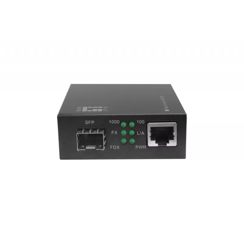 LevelOne RJ45 na SFP gigabitový mediálny konvertor, PoE PSE