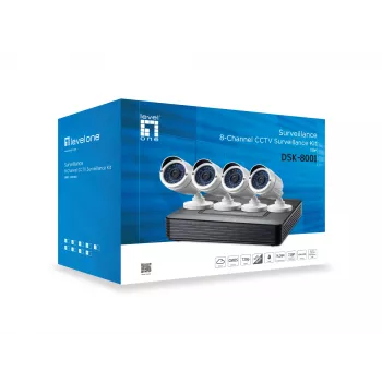 LevelOne DSK-8001 kamerový systém káblový 8 kanálov