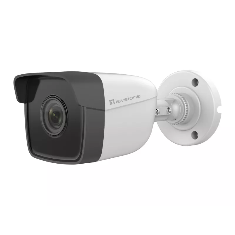 LevelOne GEMINI Fixed IP sieťová kamera, 2 megapixely, H.265, 802.3af PoE, IR LED, interiér/exteriér