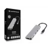 Conceptronic DONN02G dokovacia stanica/replikátor portov pre notebook USB 3.2 Gen 1 (3.1 Gen 1) Type-C hliník
