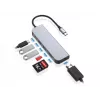 Conceptronic DONN02G dokovacia stanica/replikátor portov pre notebook USB 3.2 Gen 1 (3.1 Gen 1) Type-C hliník