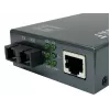 LevelOne RJ45 na SC gigabitový mediálny konvertor, PoE PSE, jednovidové vlákno, 20 km