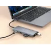 Conceptronic DONN06G 10-in-1 USB 3.2 Gen 1 dokovacia stanica, HDMI, 100 W USB PD, USB-C 5 Gbit/s x 2, USB-A 5 Gbit/s x 3, SD, TF/MicroSD, GbE