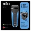Braun Series 3 310s fóliový holiaci strojček zastrihávač čierny, modrý