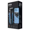 Braun Series 3 310s fóliový holiaci strojček zastrihávač čierny, modrý