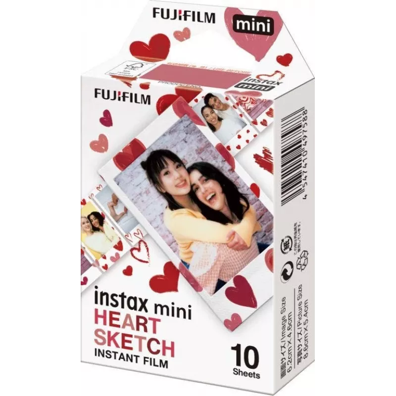 Fujifilm Instax mini okamžitý film 10 kusov 54 x 86 mm