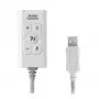 Zvuková karta Mars Gaming MSC2W 7.1 USB biela 3,5 mm