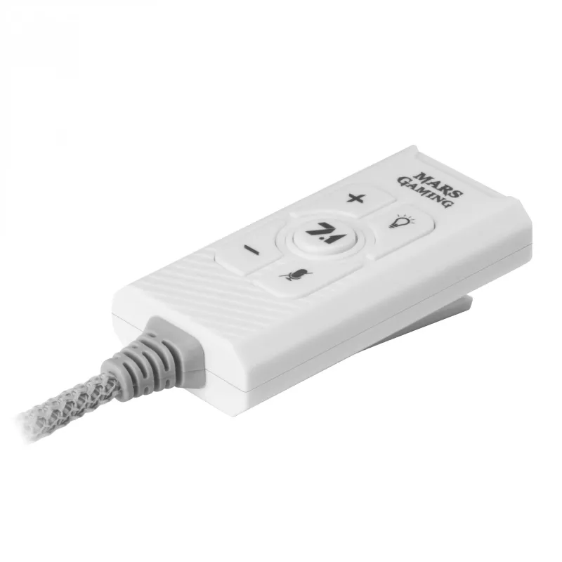 Zvuková karta Mars Gaming MSC2W 7.1 USB biela 3,5 mm