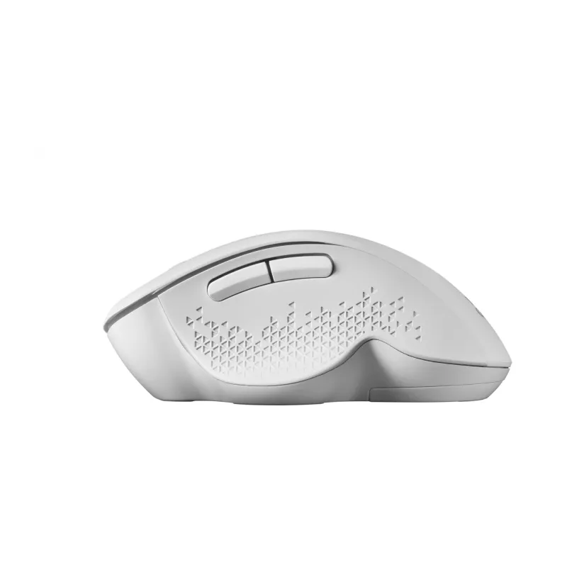 Mars Gaming MMWERGO bezdrôtová myš ergonomická biela, pre pravákov, mechanická, RF bezdrôtová, 3200 DPI, biela