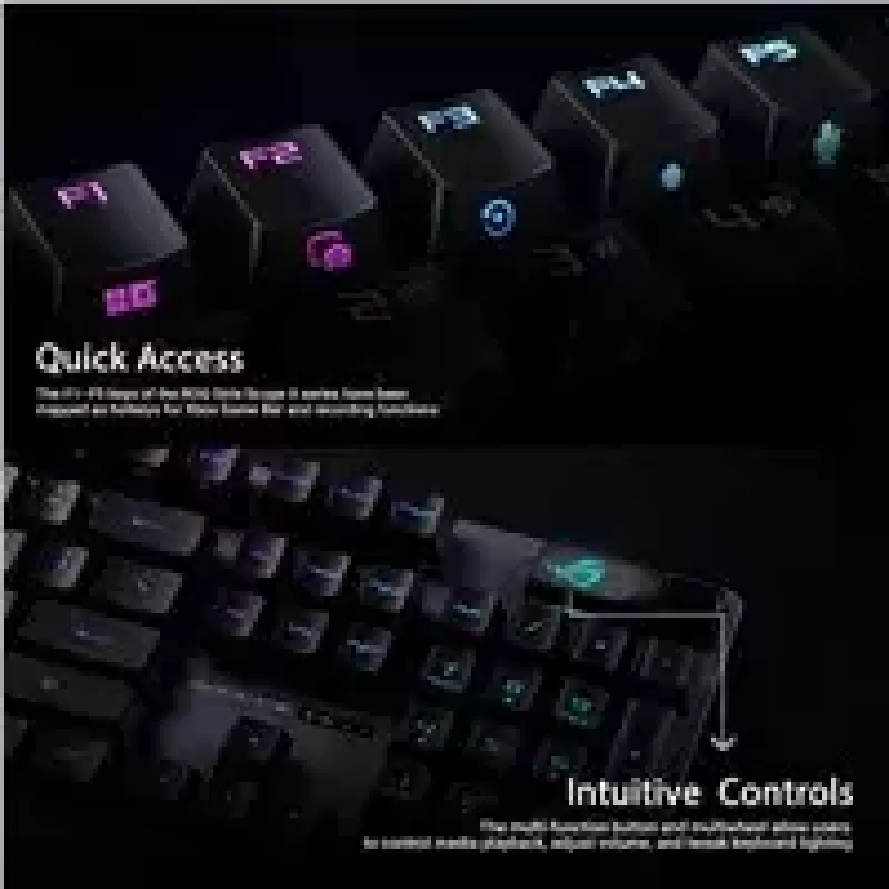 ASUS ROG Strix Scope II klávesnica herná USB čierna
