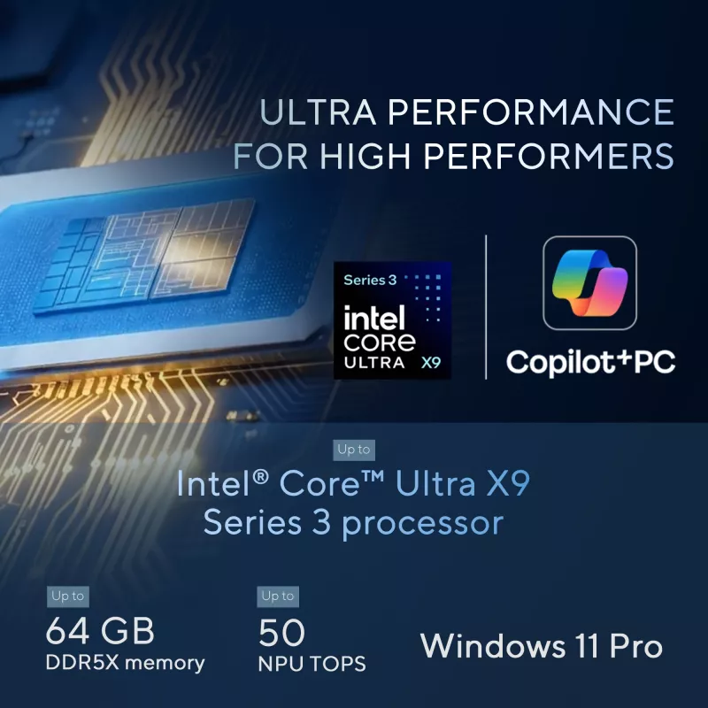 ASUS ExpertBook Ultra B9406CAA-TH0579X Copilot+ PC Intel Core Ultra 7 356H notebook 35,6 cm (14 inch) WQXGA+ 32 GB LPDDR5x-SDRAM 1 TB SSD Wi-Fi 7 (802.11be) Windows 11 Pro US International sivý