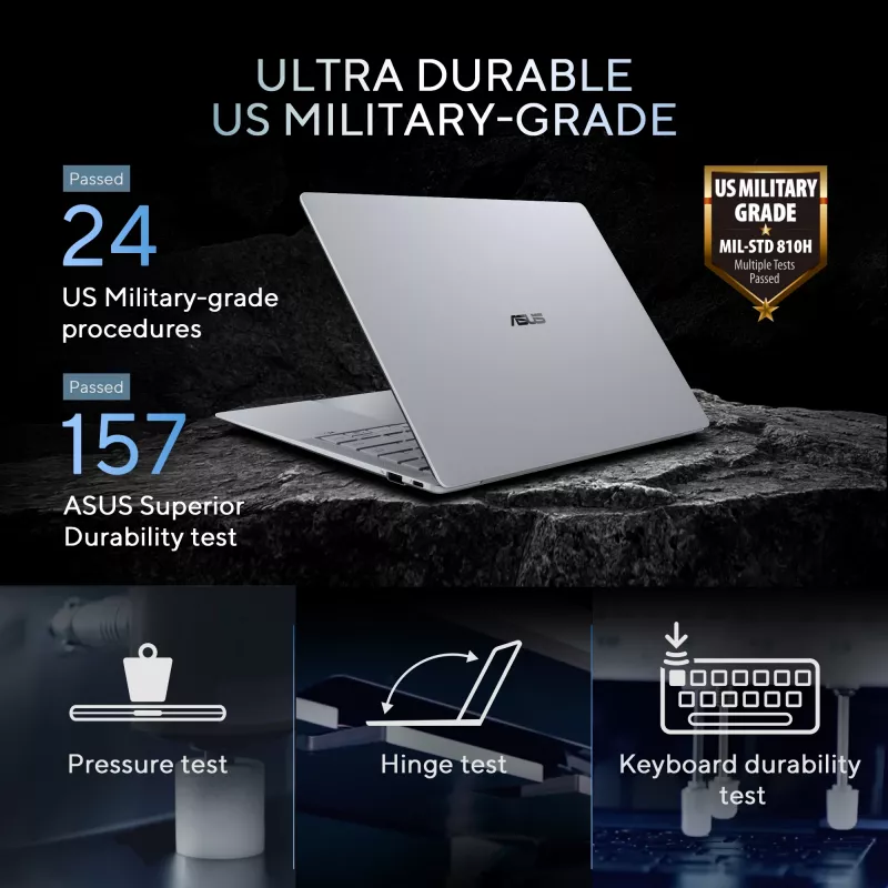 ASUS ExpertBook Ultra B9406CAA-TH0579X Copilot+ PC Intel Core Ultra 7 356H notebook 35,6 cm (14 inch) WQXGA+ 32 GB LPDDR5x-SDRAM 1 TB SSD Wi-Fi 7 (802.11be) Windows 11 Pro US International sivý