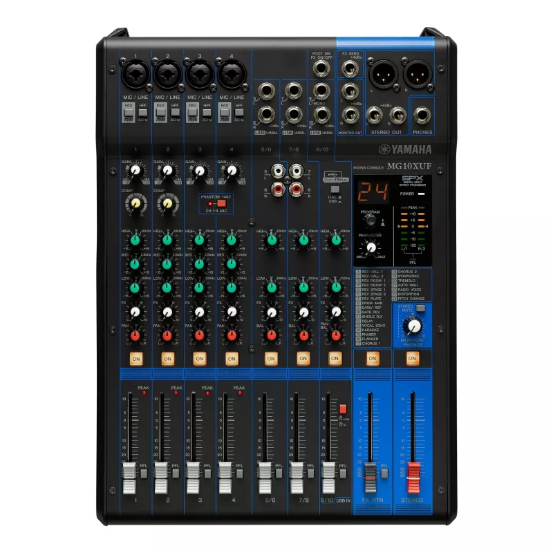 Yamaha MG10XUF audio mixér 10 kanálov
