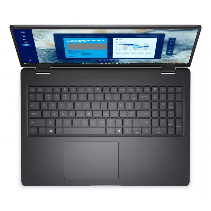 DELL Pro 16 PC16250 Intel Core 5 120U notebook 40,6 cm (16 inch) Full HD+ 16 GB DDR5-SDRAM 512 GB SSD Wi-Fi 6E (802.11ax) Windows 11 Pro US International čierny