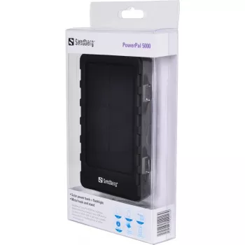 Sandberg PowerPal 5000, 5000 mAh, čierna