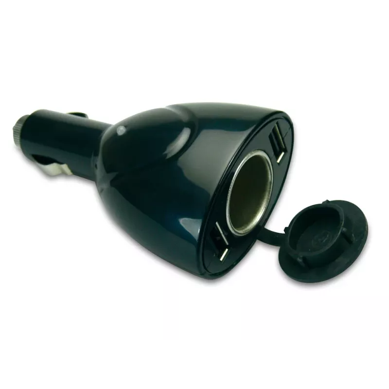 Sandberg auto nabíjačka USB 3in1, auto, zapaľovač cigariet, 5 V, čierna
