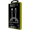 Sandberg Survivor USB-C—USB-A kábel 1 m, 1 m, USB A, USB C, USB 2.0, čierny, sivý