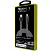 Sandberg Survivor Lightning kábel 2 m, 2 m, Lightning, USB A, konektor samec, konektor samec, čierny, sivý