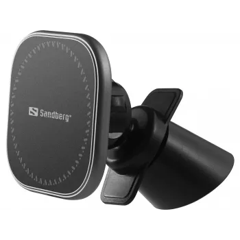 Sandberg In Car Wireless Magnetic Charger 15W, auto, USB, bezdrôtové nabíjanie, 1,2 m, čierna