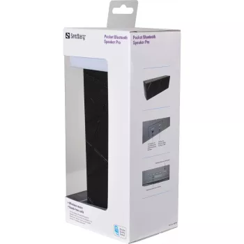 Sandberg Pocket Bluetooth Speaker Pro, 2.0 kanály, 6 W, 100–20000 Hz, bezdrôtový, 3.0+HS, 2,4–2,4835 GHz