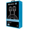 Sandberg monitorový kábel DVI-DVI 2 m, 2 m, čierny, konektor samec/konektor samec, 145 mm, 35 mm, 205 mm