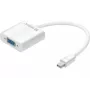 Sandberg adaptér Mini DisplayPort>VGA, Mini DisplayPort, VGA (D-Sub), konektor samec, konektor samica, 1920 x 1080 pixelov, 1920 x 1080 (HD 1080)