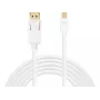 Sandberg DP-MiniDP 1.2 4K M-M 2m, 2 m, DisplayPort, Mini DisplayPort, konektor samec, konektor samec, biela
