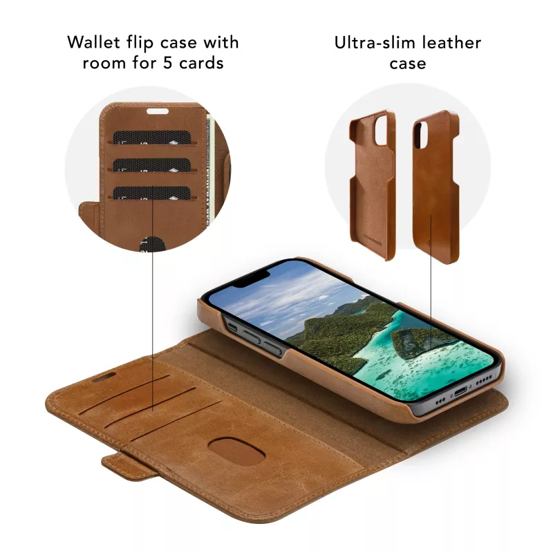 dbramante1928 Lynge – iPhone 12 Pro Max 6,7″ – Tan, puzdro s peňaženkou, Apple, iPhone 12 Pro Max, 17 cm (6,7″), Tan