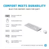 HP 230 bezdrôtová klávesnica a myš combo, Full-Size, membránová, biela