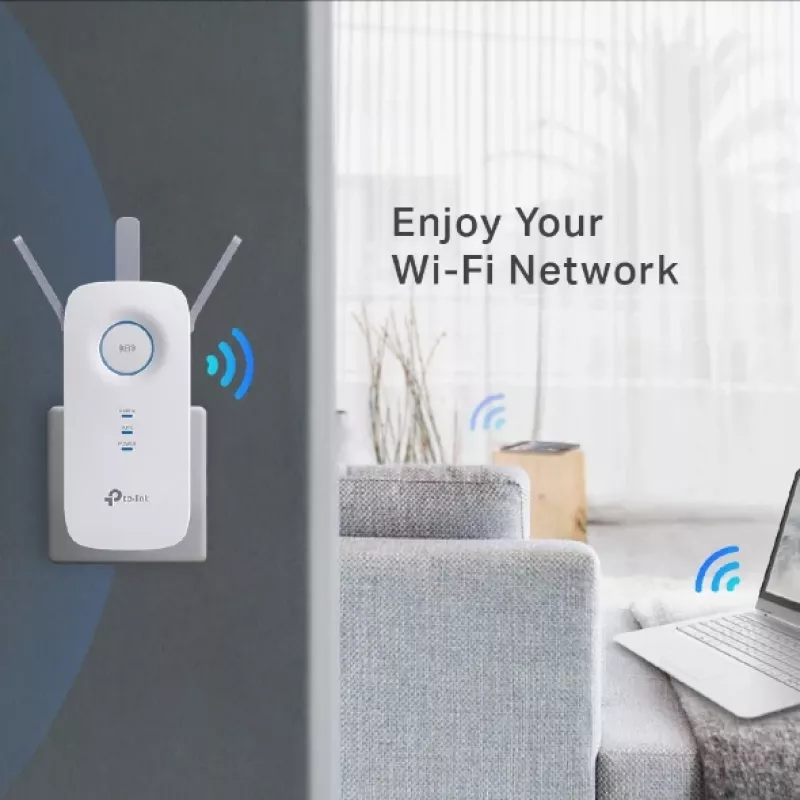 TP-Link RE450 sieťový extender sieťový vysielač biely 10, 100, 1000 Mbit/s