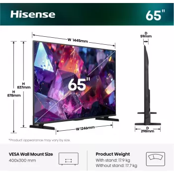 Hisense 65E7S PRO TV 165,1 cm (65