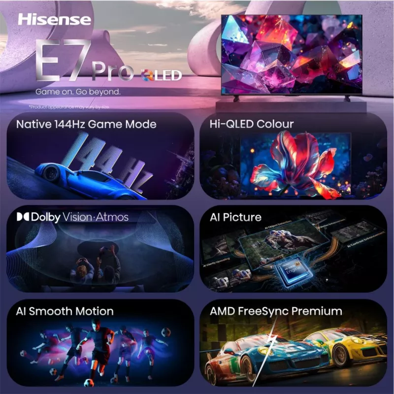 Hisense 85E7S PRO TV 2,16 m (85