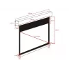 Multibrackets M 16:9 motorizované projekčné plátno 240x135, 108