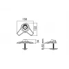 Grommet základňa Multibrackets M Desktopmount pre samostatný/duálny/triple monitorový stojan čierna model