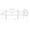 Multibrackets M Universal Swing Arm 180 Degrees Large čierna 75 kg 48-69