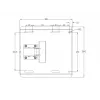 Multibrackets M Universal Swing Arm 180 Degrees Large čierna 75 kg 48-69