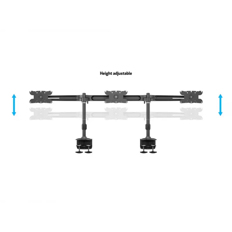 Multibrackets M VESA Desktopmount Triple Desk Clamp 24