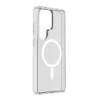Cellularline Clear Mag - Galaxy S26 Ultra ultraodolné priehľadné puzdro s gumeným okrajom, kompatibilné s ekosystémom Qi2 a magnetickým príslušenstvom, ošetrené proti žltnutiu.