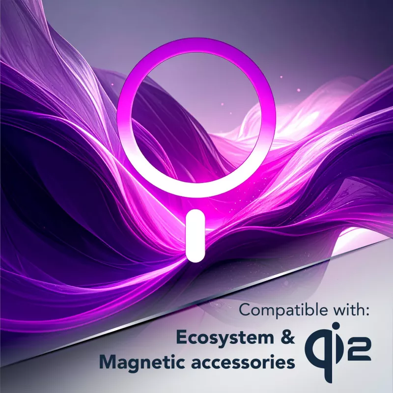 Cellularline Clear Mag - Galaxy S26 Ultra ultraodolné priehľadné puzdro s gumeným okrajom, kompatibilné s ekosystémom Qi2 a magnetickým príslušenstvom, ošetrené proti žltnutiu.
