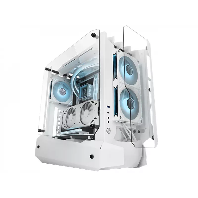 Mars Gaming MC-EDGEW Midi Tower biela