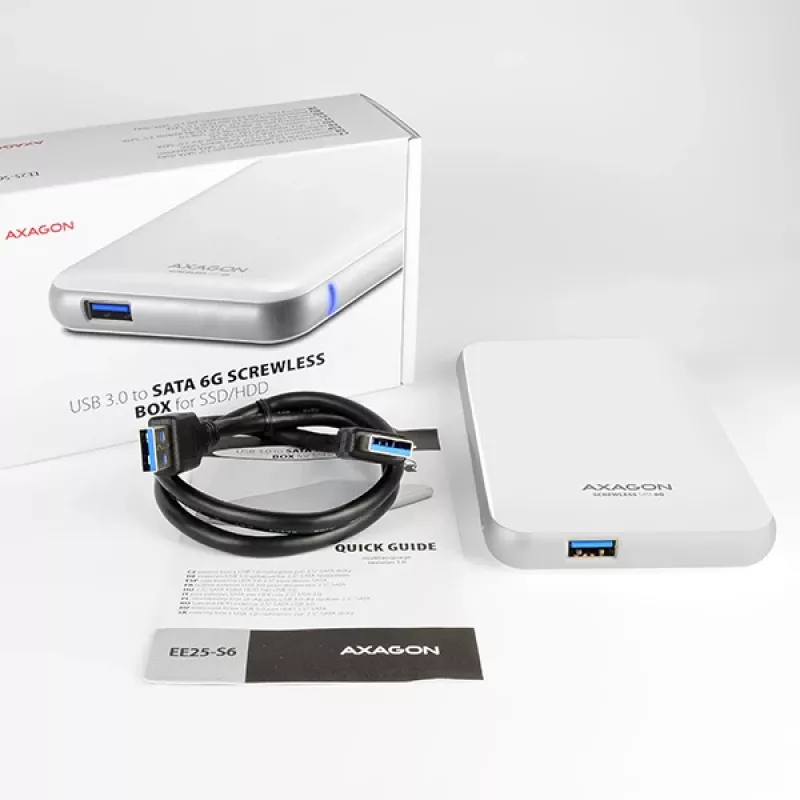 AXAGON EE25-S6 - HDD / SSD puzdro - 2.5