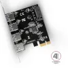 Axagon PCEU-430VL rozširujúce karty/adaptér interný USB 3.2 Gen 1 (3.1 Gen 1)