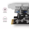 Axagon PCEU-430VL rozširujúce karty/adaptér interný USB 3.2 Gen 1 (3.1 Gen 1)