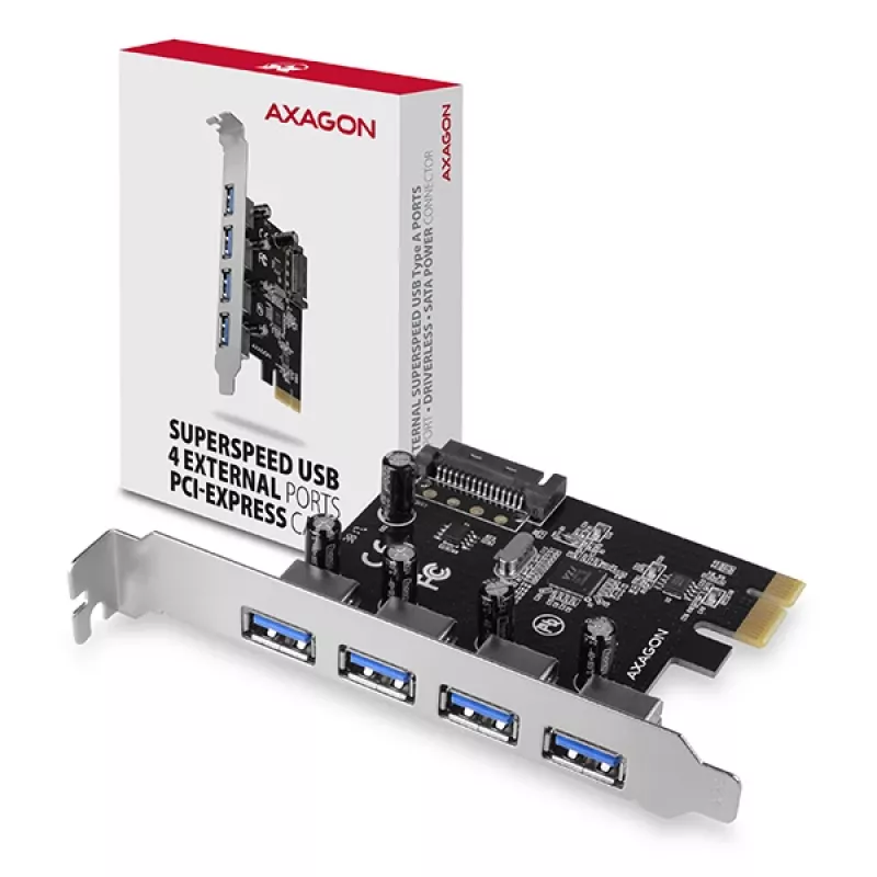 Axagon PCEU-430VL rozširujúce karty/adaptér interný USB 3.2 Gen 1 (3.1 Gen 1)