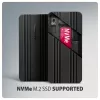 Axagon EEM2-40G USB-C 40Gbps M.2 NVMe SSD puzdro, ARMORED hliník