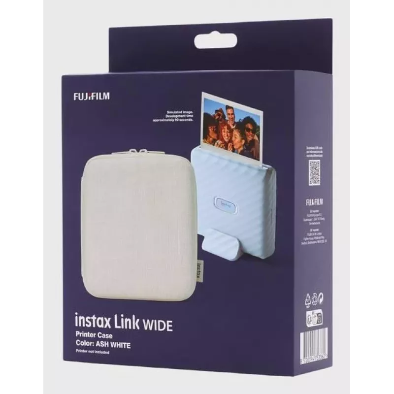 Puzdro na tlačiareň Fujifilm pre instax Link Wide (model 70100162648) – popolavobiela