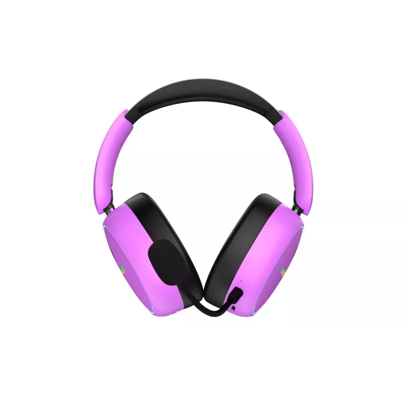 HATOR Phoenix 2 bezdrôtový headset káblový a bezdrôtový head-band gaming USB Type-C / USB Type-A Bluetooth fialový